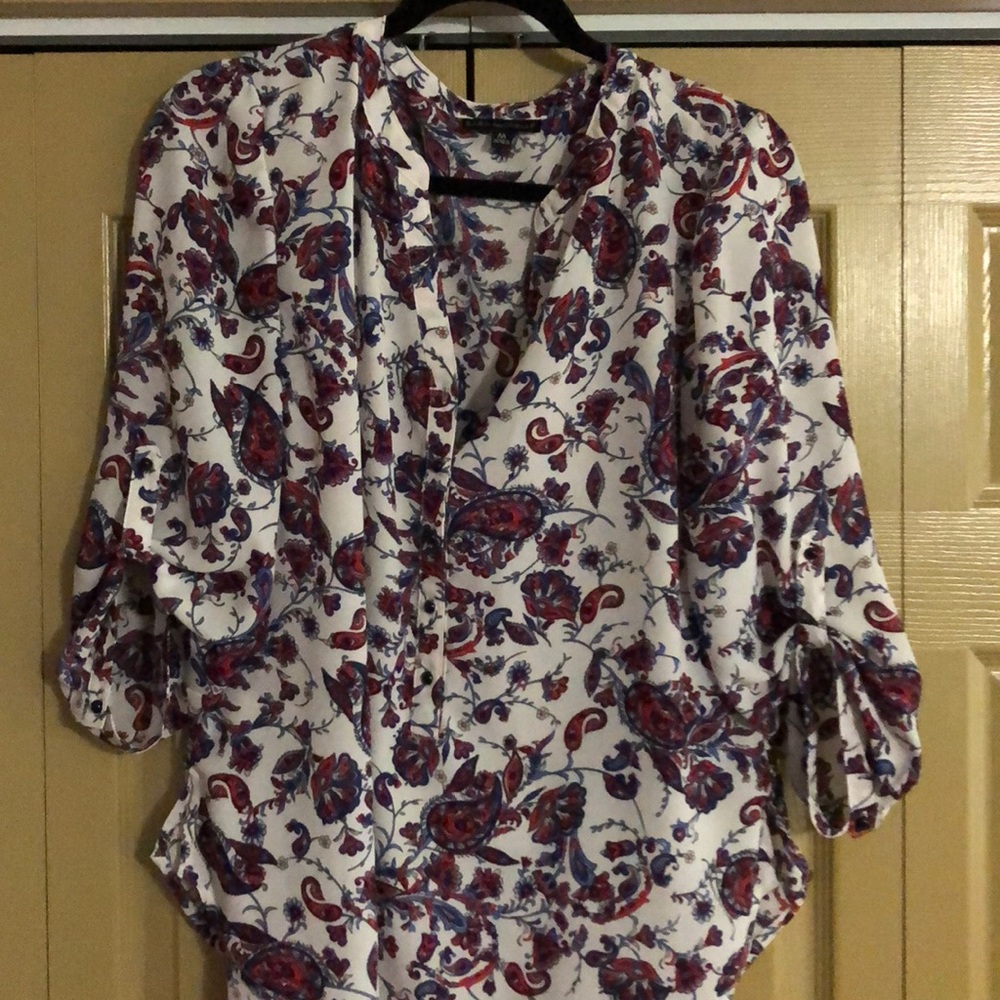 Paisley print blouse